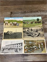 Early 1900s LOT Military Photo Post CARDS