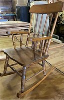 Vintage Child’s Wooden Rocker