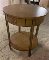 **Round Occasional Table with Drawer