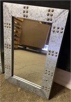 Galvanized Nailhead Aluminum Mirror #3