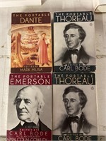 Emerson, Thoreau, Dante Book Lot