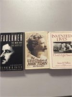 Books, Faulkner, Twain, Fitzgerald Lot