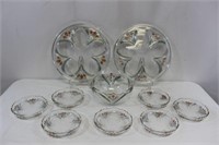 Mikasa Crystal French Bouquet Glass Dishes
