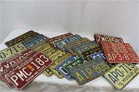 Collection of Missouri License Plates