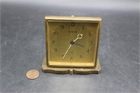Vintage-Style Le Coultre Brass Alarm Clock