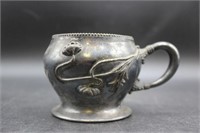 Antique E.G. Webster Silverplate Ornate Cup