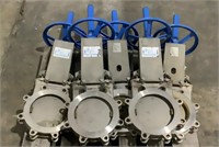 (5) ACT 8" Stainless Steel Butterfly Valves 20-343