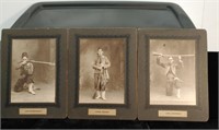 US Civil War Zouave Soldier Cabinet card photos