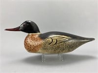 Rare A. Elmer Crowell Merganser Drake Duck Decoy