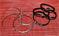 Sterling Silver Bangles & Braided Bracelets