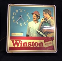 1982 RJR WINSTON LIGHTED WALL CLOCK