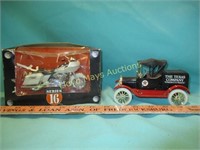 2pc Die Cast Models - Texaco / Harley Davidson