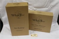 Willow Tree Star Back Drop & 3 Wisemen Statues