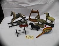Lot of Horse Decor and Toys