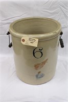 6 Gallon Red Wing Crock w/ Handles