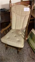 Wood Rocker Glider Approx 45” Tall And 18” To