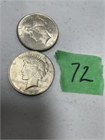 1923 & 1923 One Dollar Coins