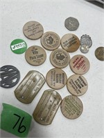 Wooden Tokens & Other Tokens