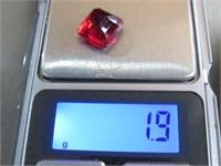 9.62 ct Red Topaz Gemstone