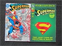 (39) 1989 - 2000 DC Superman in Action Comic Books