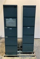 (2) 5 Drawer Filing Cabinets