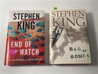 LOT OF 2 STEPHEN KING HARDCOVER BOOKS-BAG OF BONES
