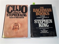 LOT OF 2 STEPHEN KING HARDCOVER BOOKS - CUJO & THE
