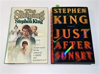 LOT OF 2 STEPHEN KING HARDCOVER BOOKS - JUST AFTER
