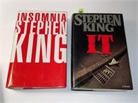 LOT OF 2 STEPHEN KING HARDCOVER BOOKS - IT &