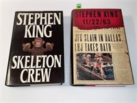 LOT OF 2 STEPHEN KING HARDCOVER BOOKS - 11/22/63