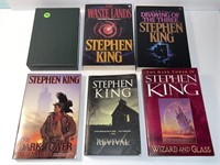 LOT OF 6 STEPHEN KING BOOKS - THE GREEN MILE,