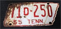 1955 TN Lic Plate