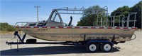 1981 Holady Brothers Jet Boat w/ Trailer