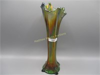Mburg 11" Green Four Pillars Vase