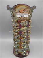 Mburg Radium Purple Rose Columns Vase -