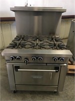 U.S. Range 6 burner gas stove/oven 36Wx34.5Dx