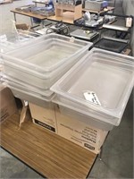 Clear 4” full pans various brands 20 3/4"x 12