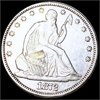 1872 Seated Half Dollar UNCIRCULATED