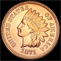 1871 Indian Head Penny UNCIRCULATED
