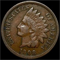 1908-S Indian Head Penny XF