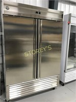 New 2 Door Stainless Freezer