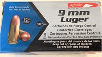 (2 times the bid) Aguila 9mm Luger ammo