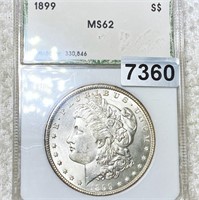 1899 Morgan Silver Dollar PCI - MS62