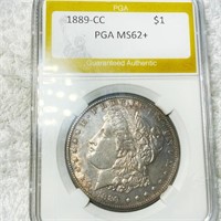 1889-CC Morgan Silver Dollar PGA - MS62+