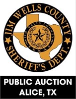 Jim Wells County Sheriff's Office online auction 10/25/2021