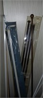 CURTAIN RODS, MIRROR & MORE