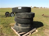 (5) Misc 11R22.5 Tires