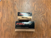 2 boxes of PMC 9mm 115 gr, 50 rds/bx, by the box