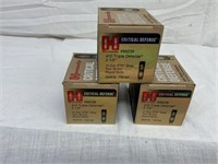 3 boxes of Hornady Critical Defense 410 triple def