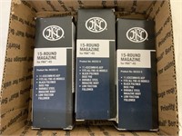 3 new in box FN 15 rd mags for 45 FNX, by the